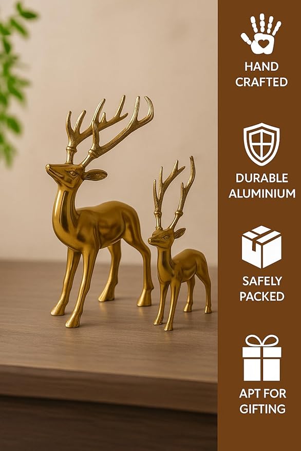 Deer Duo Figurine Home Decor, Mother Son Duo