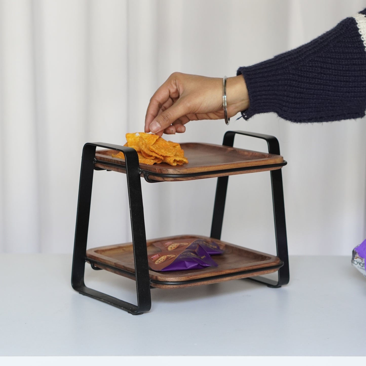 Premium 2-Tier Serving Cake Stand