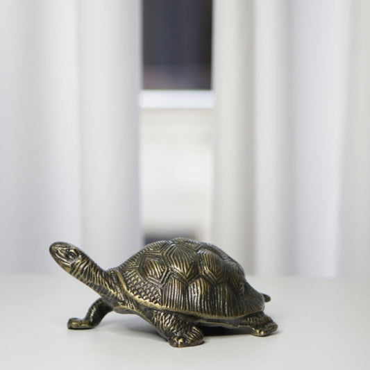 Antique Gold Turtle