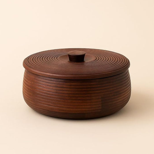 Handcrafted Sheesham Wooden Roti Box